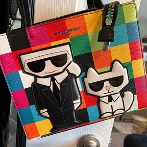Karl Lagerfeld Multicolor Tote Bag